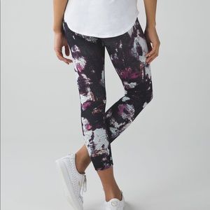 Lululemon Wunder Under Crop III Kara Tie Dye